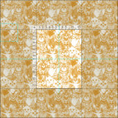 nur Kätzchen Papaya Stoff (Kachel)