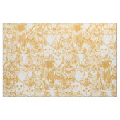 nur Kätzchen Papaya Stoff (Fat Quarter (45,7 x 55,9 cm))