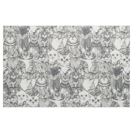 nur Kätzchen Stoff (Fat Quarter (45,7 x 55,9 cm))