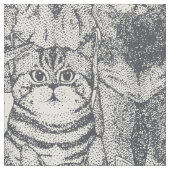 nur Kätzchen Stoff (Nahaufnahme)