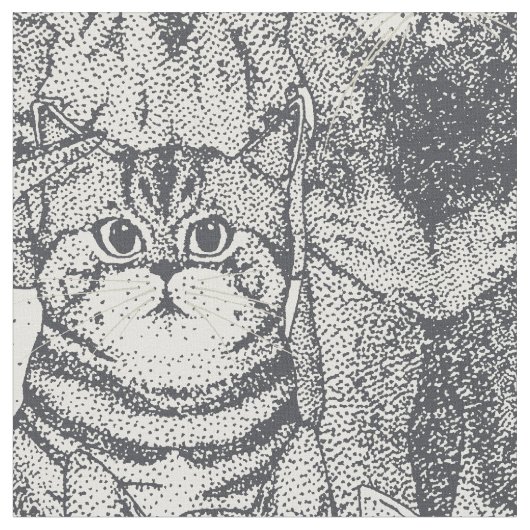 nur Kätzchen Stoff (Nahaufnahme)