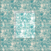 nur Kätzchen Türkis Stoff (Kachel)