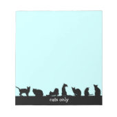 Nur Katzen Notizblock (Vorderseite)
