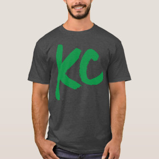 Nur KC grün auf grün T-Shirt