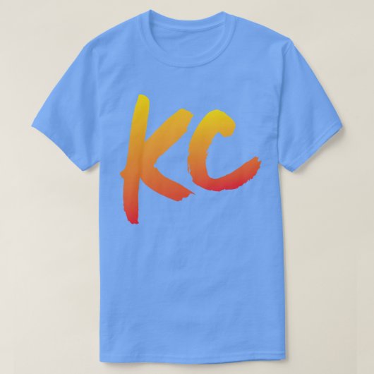 Nur KC rot fade T-Shirt (Design vorne)