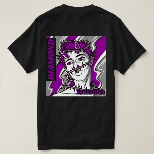 Nur kein asexual oder demisexual T-Shirt (Design Rückseite)