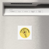 Nur Key-p lustige Niedlich Pun Magnet (In Situ (Geschirrspüler))