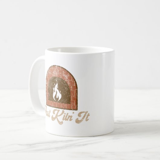 Nur Kiln'it Funny Pottery Kiln Kaffeetasse (Vorderseite Links)