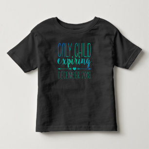 Nur Kind auslaufen - Marine und Türkis Ombre Kleinkind T-shirt