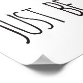 NUR KIND SEIN | Plakat (Ecke)