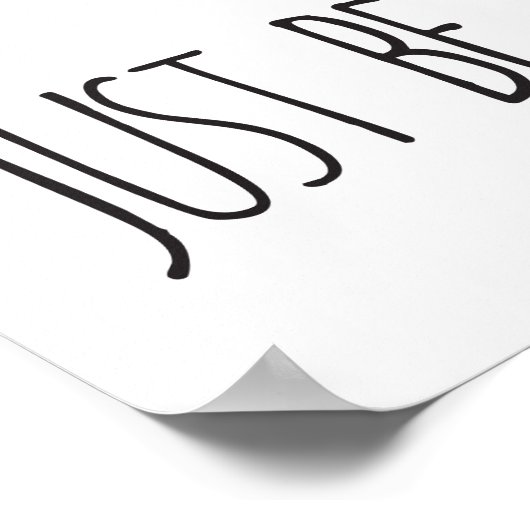 NUR KIND SEIN | Plakat (Ecke)