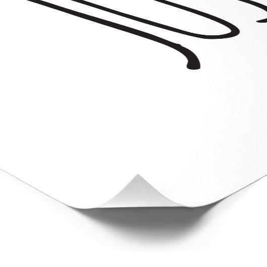 NUR KIND SEIN | Plakat Poster (Ecke)