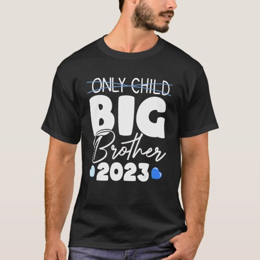 Nur Kind vergeht 2023 Neue Bruderschwangerschaft A T-Shirt (Vorderseite)