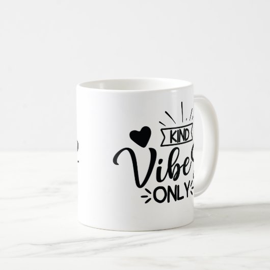 Nur Kind Vibes Kaffeetasse (VorderseiteRechts)