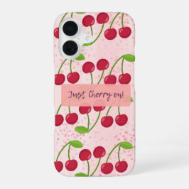 Nur Kirsche drauf! iPhone 16 Hülle