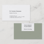 Nur klar! visitenkarte (Vorne/Hinten)