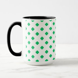Nur Kleeblatt-Design Tasse