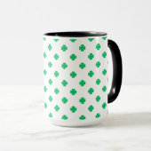 Nur Kleeblatt-Design Tasse (VorderseiteRechts)