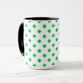 Nur Kleeblatt-Design Tasse (Vorderseite Links)