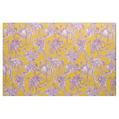 nur Kraken lila gelb Stoff (Fat Quarter (45,7 x 55,9 cm))