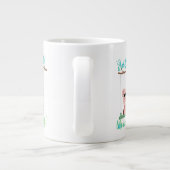 Nur Kühlung - Zitat von Schweinen Jumbo-Tasse (Rückseite)