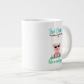 Nur Kühlung - Zitat von Schweinen Jumbo-Tasse (Vorderseite Rechts)