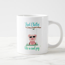 Nur Kühlung - Zitat von Schweinen Jumbo-Tasse