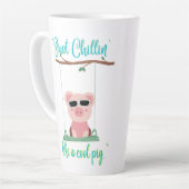 Nur Kühlung - Zitat von Schweinen Milchtasse (Linke Ecke)