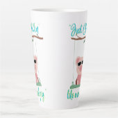 Nur Kühlung - Zitat von Schweinen Milchtasse (Vorderseite)