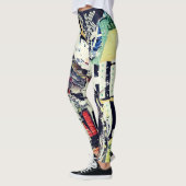 Nur kühne Bewegungen: 3D-Art Typografy-Leggings Leggings (Links)