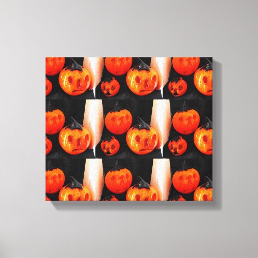 Nur Kürbis Leinwanddruck (Vorderseite)