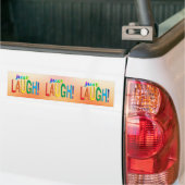 Nur lachen autoaufkleber (Auf Lkw)