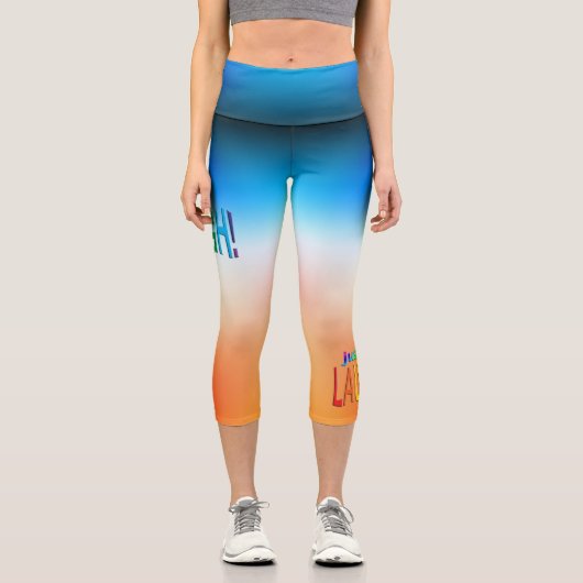 Nur lachen capri leggings (Vorderseite)