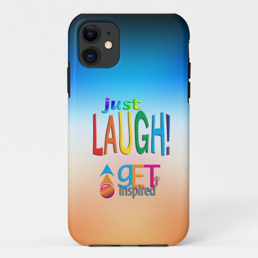 Nur lachen Case-Mate iPhone hülle (Rückseite)