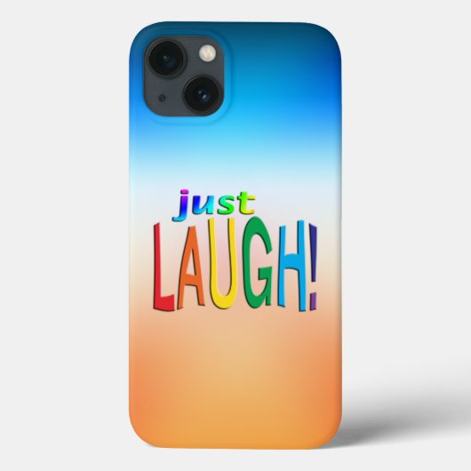 Nur lachen Case-Mate iPhone hülle (Rückseite)