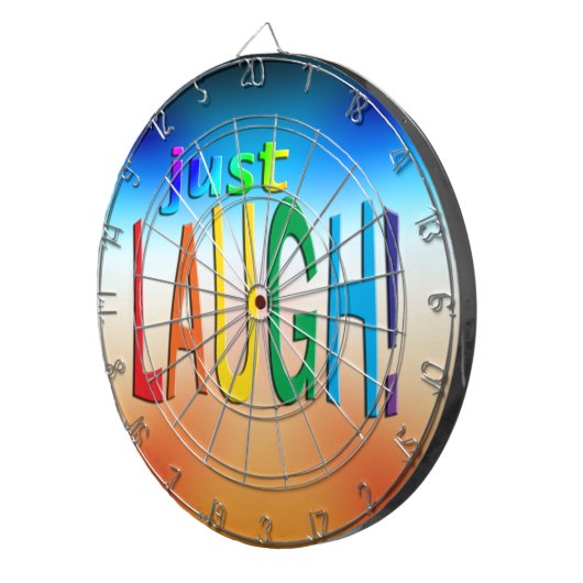 Nur lachen dartscheibe (Vorderseite rechts)