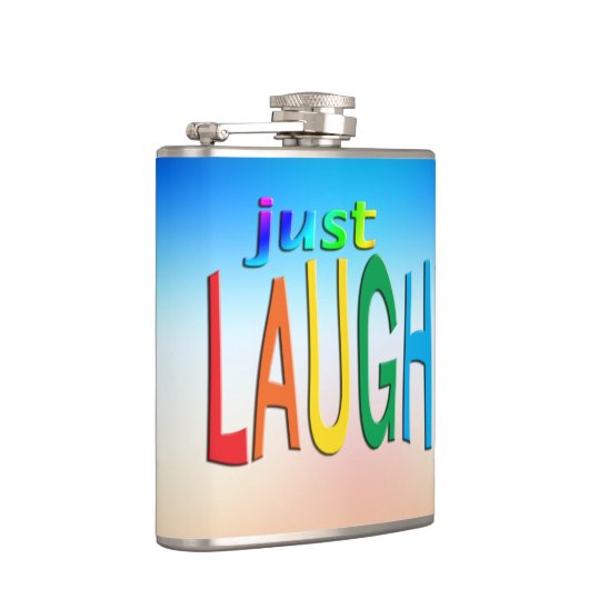 Nur lachen flachmann (Rechts)