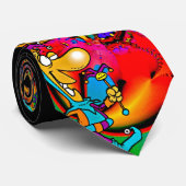 Nur lachen krawatte (Gerollt)