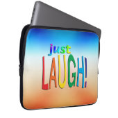 Nur lachen laptopschutzhülle (Vorne Rechts)