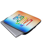 Nur lachen laptopschutzhülle (Vorne Knopf)