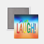 Nur lachen magnet (Vorderseite/Rückseite)