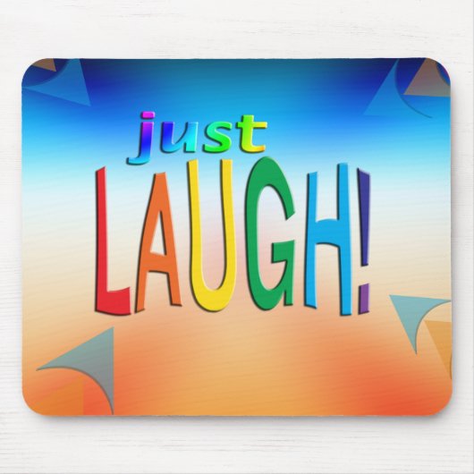 Nur lachen mousepad (Vorne)