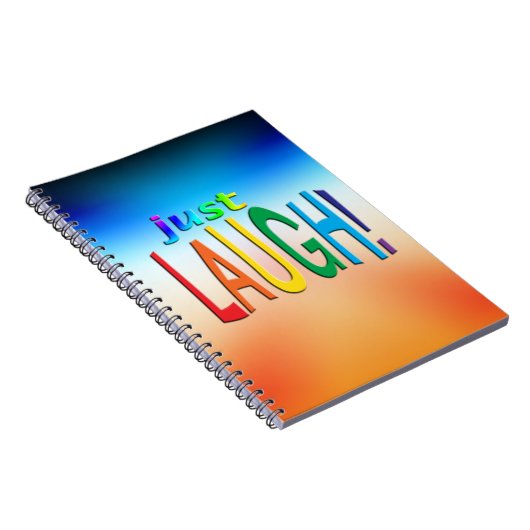 Nur lachen notizblock (Rechte Seite)