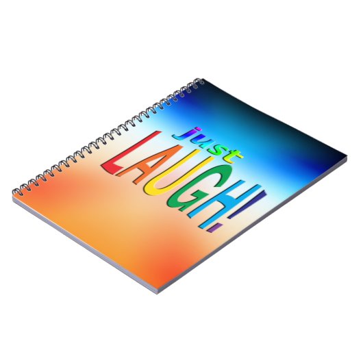 Nur lachen notizblock (Linke Seite)