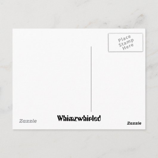 Nur lachen postkarte (Rückseite)