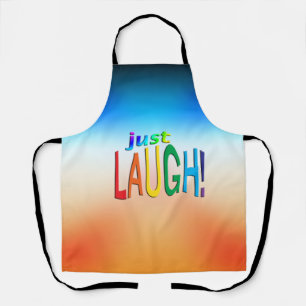 Nur lachen schürze