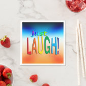 Nur lachen serviette (Beispiel)
