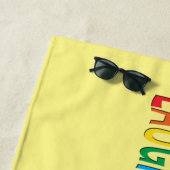 Nur lachen strandtuch (Beispiel)