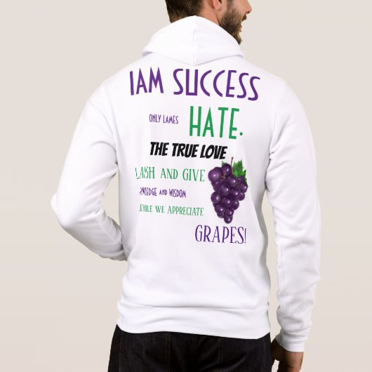 NUR LAMES HATE All-Over-Print-T - Shirt (Rückseite)