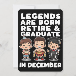 Nur Legenden machen es den ganzen Dezember über!  Feiertagskarte